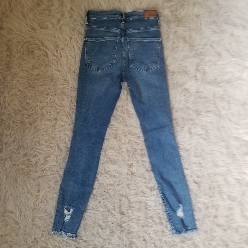 Express High Rise Leggings Ripped Jeans - Picture 5 of 5